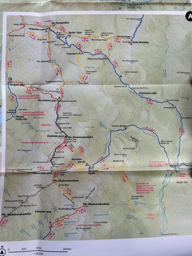 Peta Alpen Utara Jepang Indonesia A-Z