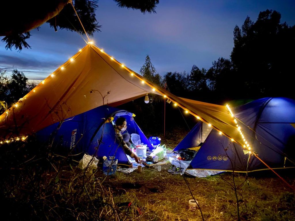 Tenda kami di pos 2. Foto Fikri