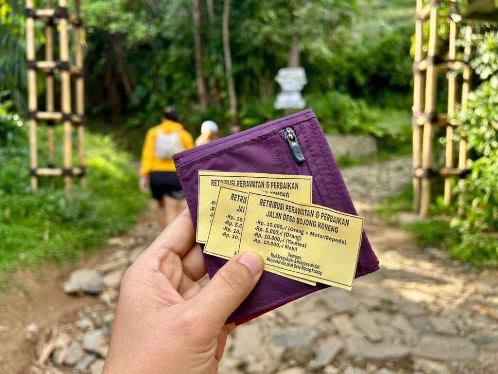 Tiket masuk Cisadon Rp5.000 Indonesia A-Z